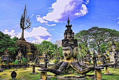 Vườn tượng phật Vườn tượng phật
