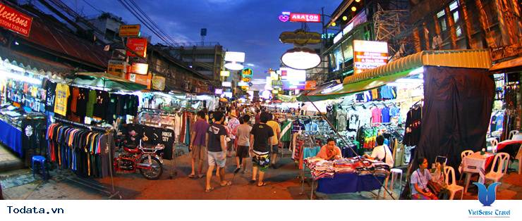Tham quan con đường Khao San nổi tiếng của Thái Lan