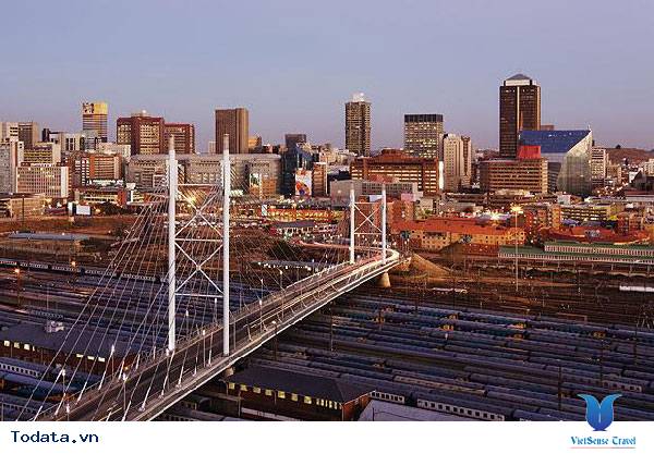 Thành phố vương giả Johannesburg ở Nam Phi