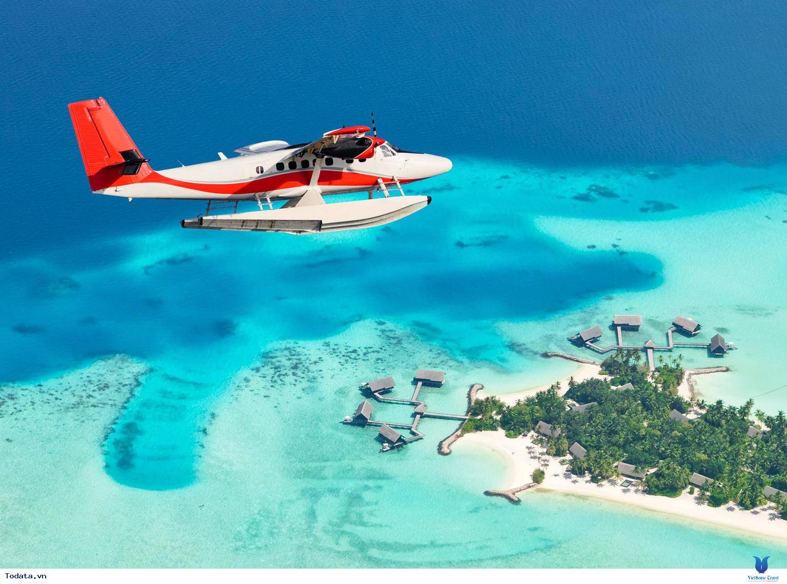 Thích thú ngắm toàn cảnh Maldives bằng thủy phi cơ
