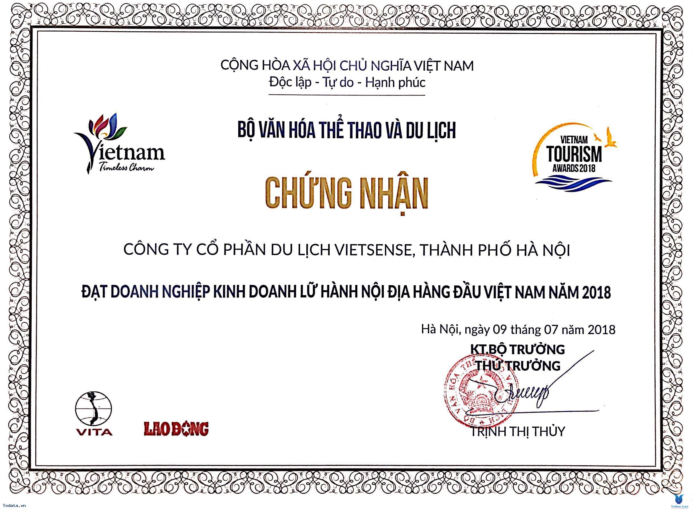 Top 10 Doanh nghiệp Du lịch hàng đầu Việt Nam- cơ hội và thách thức đang chờ đón VietSense Travel