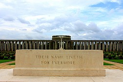 Cảnh vật yên bình tại nghĩa trang chiến tranh Htauk Kyant