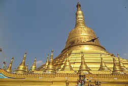 Chùa Shwe Mor Daw lưu giữ nhiều di tích của Đức Phật