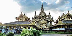 Cung Điện Hoàng Gia Kanbawza Thadi nguy nga, tráng lệ