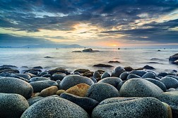 đắm mình trong không gan thơ mộng ở khu du lịch Ghềnh Ráng