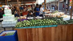 Dạo quanh chợ thực phẩm về đêm của Pattaya Thái Lan