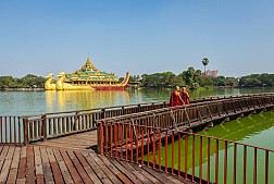 Hồ Kandawgyi, hồ nước nhân tạo đẹp nhất Yangon