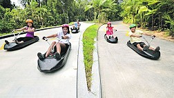 Lao như bay cùng đua xe Luge và đi cáp treo mở Skyline