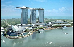 Ngắm cảnh thành phố từ vòng đu quay Singapore Flyer
