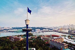 Toàn cảnh Singapore nhìn từ tháp vọng cảnh Tiger Tower