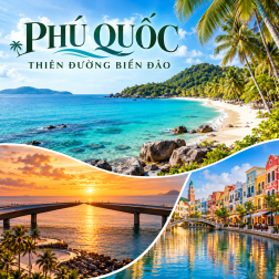 PHÚ QUỐC 4 NGÀY 3 ĐÊM. Bay sáng- về chiều/tối