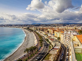 Bãi biển Promenade des Anglais, Pháp