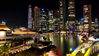Buổi tối lãng mạn trên Singapore Flyer