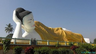 Lối kiến trúc độc đáo của Chùa Phật Nằm Shwethalyaung