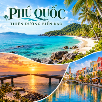 PHÚ QUỐC 4 NGÀY 3 ĐÊM. Bay sáng- về chiều/tối