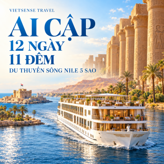 Tour du lịch Ai Cập 12 ngày 11 đêm. Bay Qatar Airways