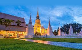 Wat Suan Dok ở Chiang Mai