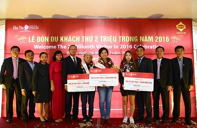 Bà Nà Hills cán mốc 2 triệu lượt khách thăm quan Bà Nà Hills cán mốc 2 triệu lượt khách thăm quan