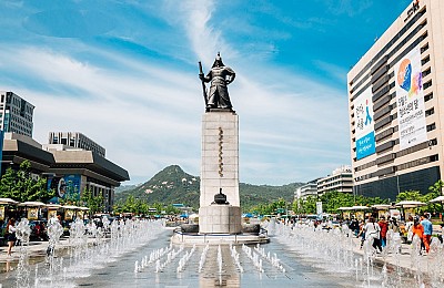 Gwanghwan - Quảng Trường Đẹp và Rộng Lớn Nhất Seoul Hàn Quốc