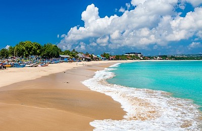 Khung cảnh thiên đàng ở vịnh Jimbaran Khung cảnh thiên đàng ở vịnh Jimbaran