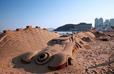 Lễ hội Cát Haeundae bên bờ biển Busan