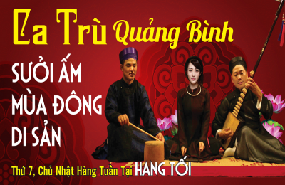 Quảng Bình phục vụ ca trù cho khách tham quan Hang Tối Quảng Bình phục vụ ca trù cho khách tham quan Hang Tối