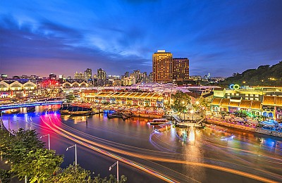 Tham Quan điểm trải nghiệm Giải Trí Nổi Tiếng Clarke Quay Ở Singapore