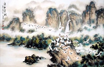 Tranh sơn thủy, nét đẹp văn hóa tinh thần người Trung Quốc