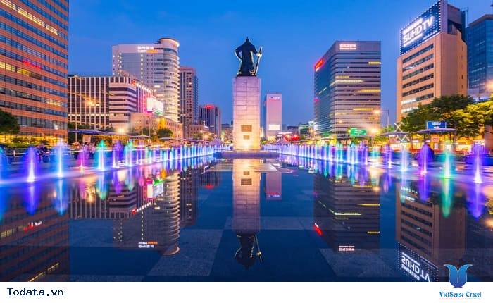 Gwanghwan - Quảng Trường Đẹp và Rộng Lớn Nhất Seoul Hàn Quốc - Ảnh 3