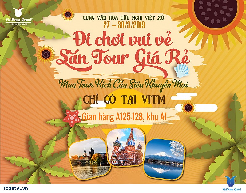 Săn Tour Du Lịch Giá Siêu Khuyến Mại Cùng Với VietSense Travel Tại VITM 2019 - Ảnh 1 Săn Tour Du Lịch Giá Siêu Khuyến Mại Cùng Với VietSense Travel Tại VITM 2019 - Ảnh 1
