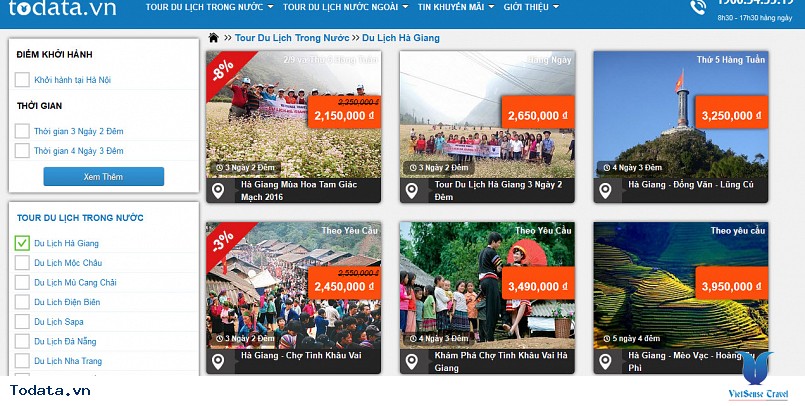 Hướng dẫn đăng ký tour trực tuyển trên Todata.vn - Ảnh 2 Hướng dẫn đăng ký tour trực tuyển trên Todata.vn - Ảnh 2