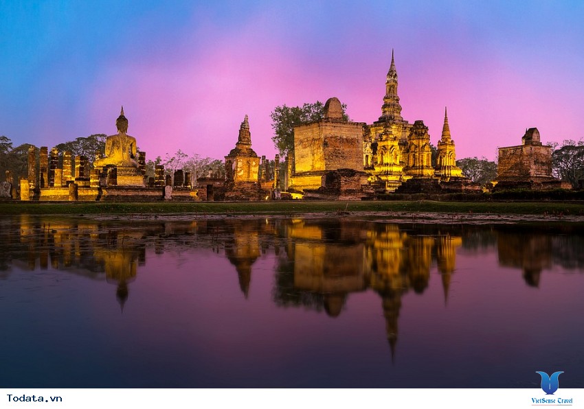 Bộ ảnh bình minh ở Cố Đô Sukhothai Thái Lan Hình ảnh 11