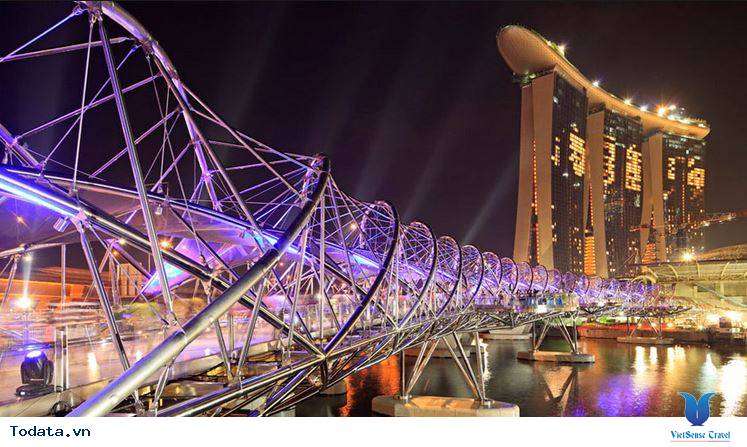Cây cầu xoắn ốc độc đáo Helix Bridge Hình ảnh 1 Cây cầu xoắn ốc độc đáo Helix Bridge Hình ảnh 1