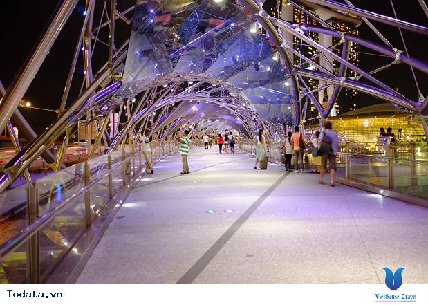 Cây cầu xoắn ốc độc đáo Helix Bridge Hình ảnh 3 Cây cầu xoắn ốc độc đáo Helix Bridge Hình ảnh 3