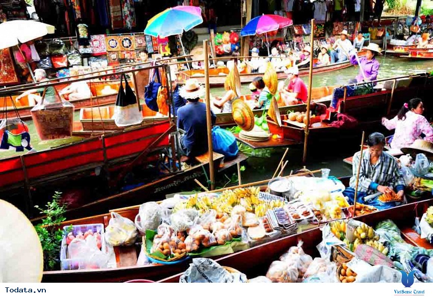 Chợ nổi Damnoen Saduak Hình ảnh 2
