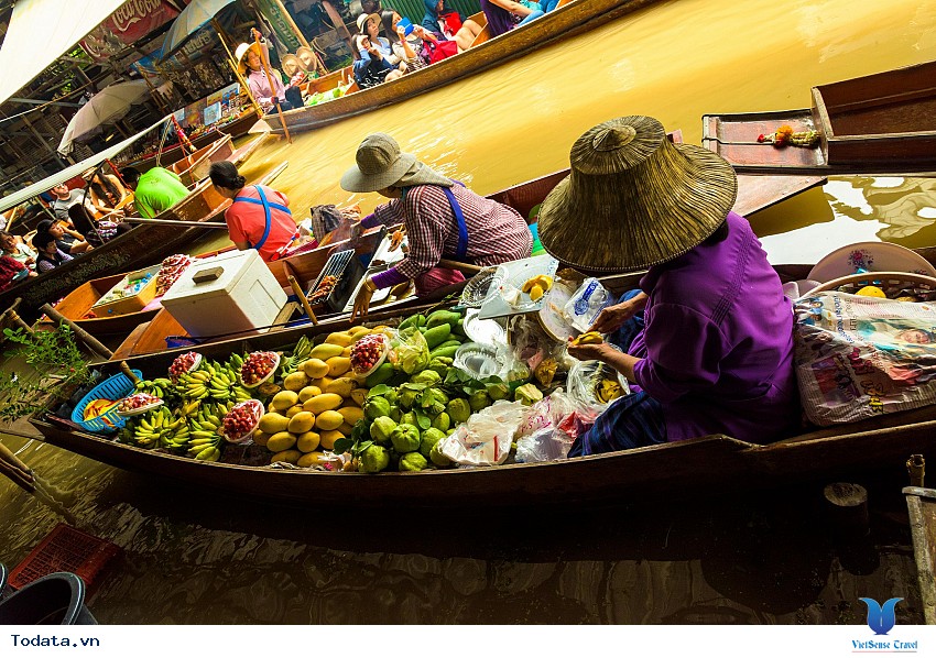 Chợ nổi Damnoen Saduak Hình ảnh 7