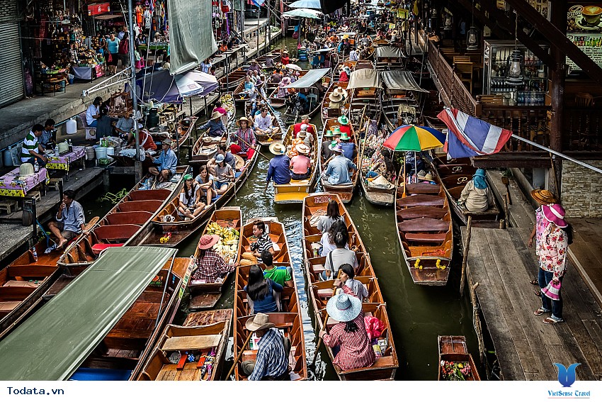 Chợ nổi Damnoen Saduak Hình ảnh 11