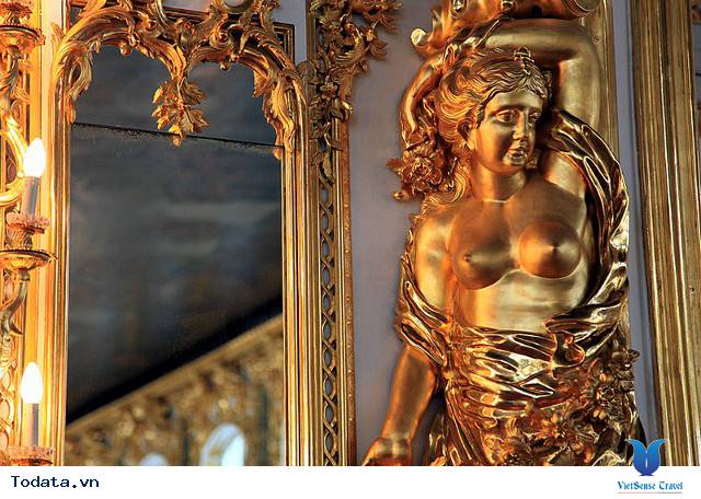 Choáng ngợp phòng hố phách dát vàng trong cung điện Catherines Hình ảnh 4 Choáng ngợp phòng hố phách dát vàng trong cung điện Catherines Hình ảnh 4