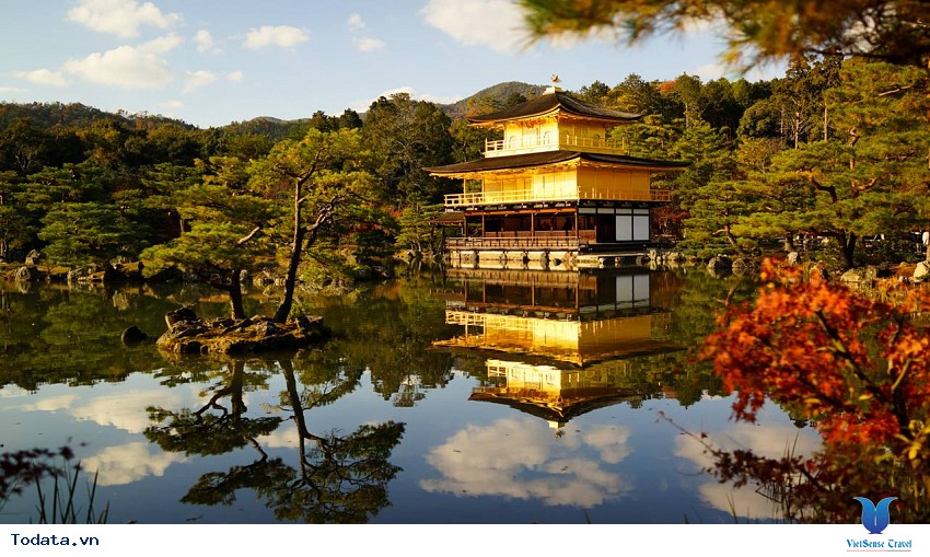 Choáng Ngợp Vẻ  Đẹp Chùa Vàng Kinkakuji Hình ảnh 4