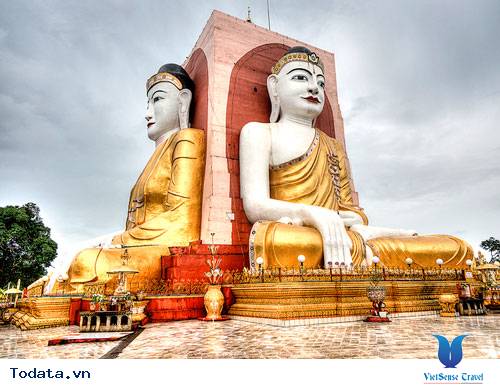 Chùa Tượng Phật 4 Mặt Kyaitpun tráng lệ trong lãnh địa Phật giáo Myanmar Hình ảnh 2