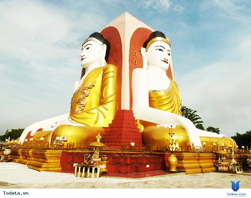 Chùa Tượng Phật 4 Mặt Kyaitpun tráng lệ trong lãnh địa Phật giáo Myanmar Hình ảnh 3