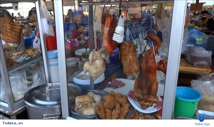 Dạo quanh chợ thực phẩm về đêm của Pattaya Thái Lan Hình ảnh 19