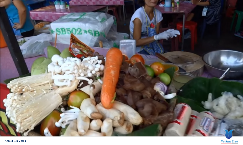 Dạo quanh chợ thực phẩm về đêm của Pattaya Thái Lan Hình ảnh 23