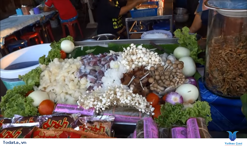 Dạo quanh chợ thực phẩm về đêm của Pattaya Thái Lan Hình ảnh 4