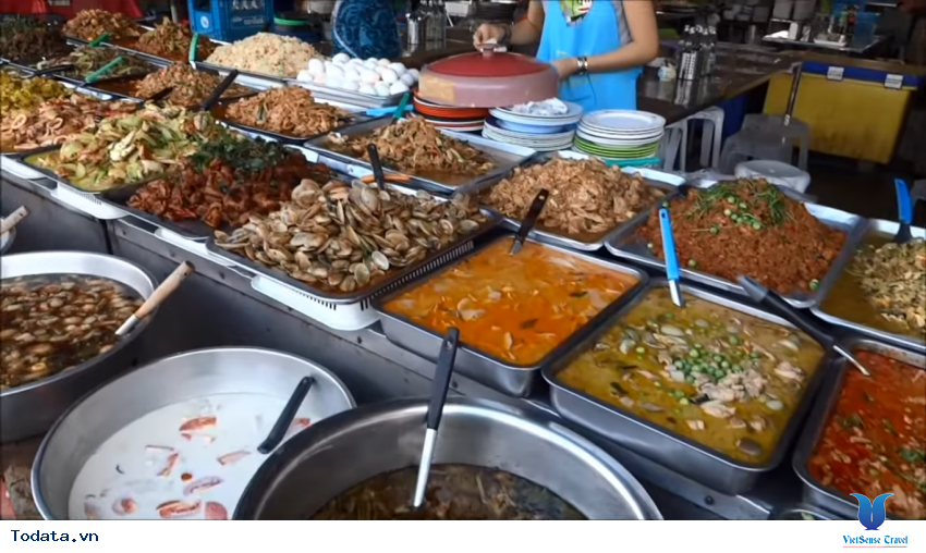 Dạo quanh chợ thực phẩm về đêm của Pattaya Thái Lan Hình ảnh 7