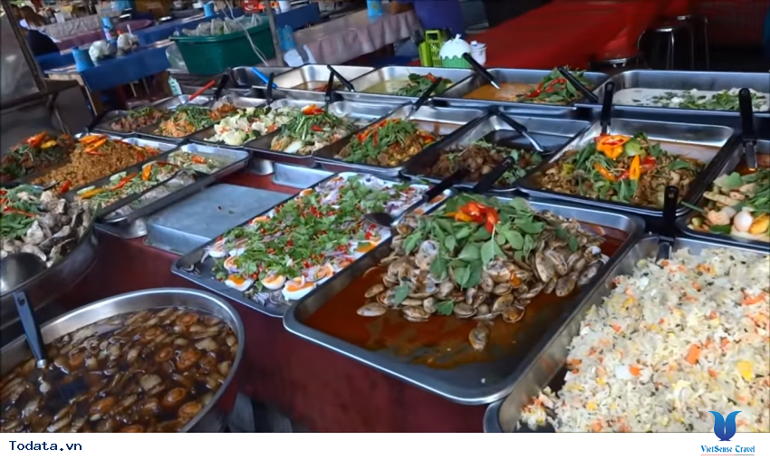 Dạo quanh chợ thực phẩm về đêm của Pattaya Thái Lan Hình ảnh 8