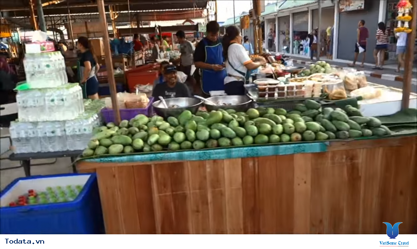 Dạo quanh chợ thực phẩm về đêm của Pattaya Thái Lan Hình ảnh 1