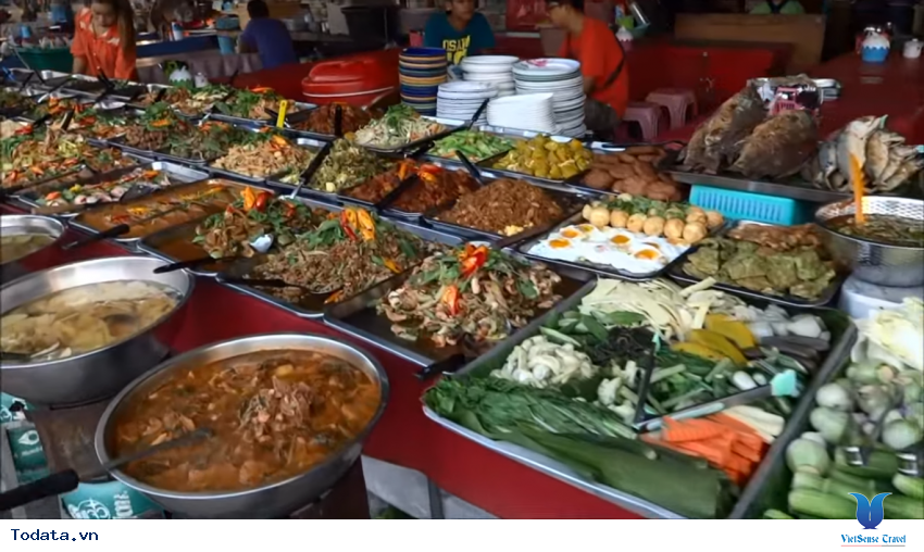 Dạo quanh chợ thực phẩm về đêm của Pattaya Thái Lan Hình ảnh 17