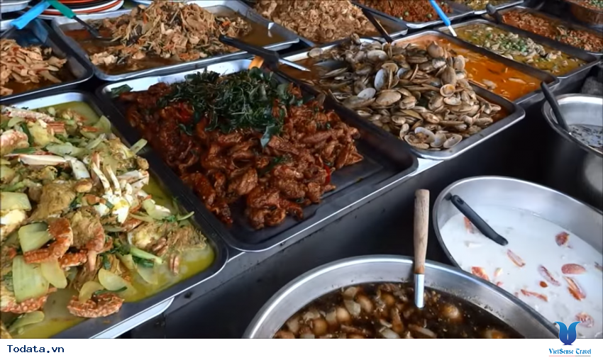 Dạo quanh chợ thực phẩm về đêm của Pattaya Thái Lan Hình ảnh 18