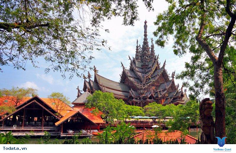 Đền chân lý bằng gỗ không dùng đinh độc đáo ở Pattaya Hình ảnh 2